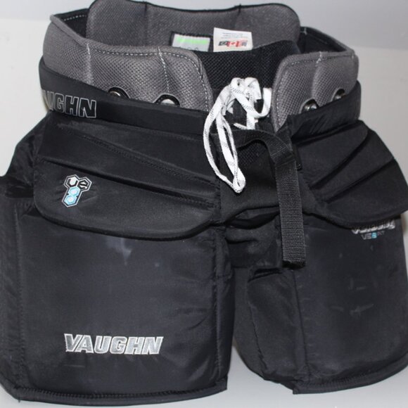 Black Vaughn Velocity VE8 Intermediate XL Hockey Goalie Pants - Picture 1 of 11